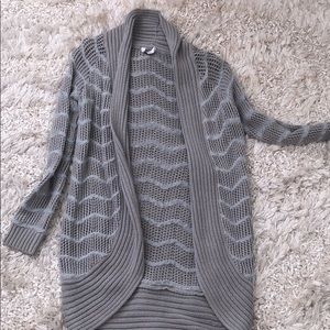 Grey mint cardigan